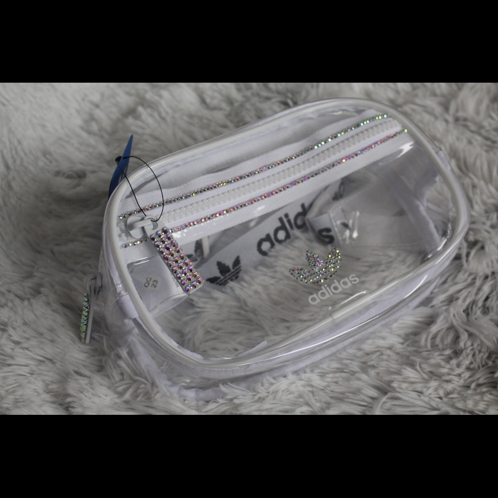 Custom Adidas Clear Fanny Pack (2 Sections!!)